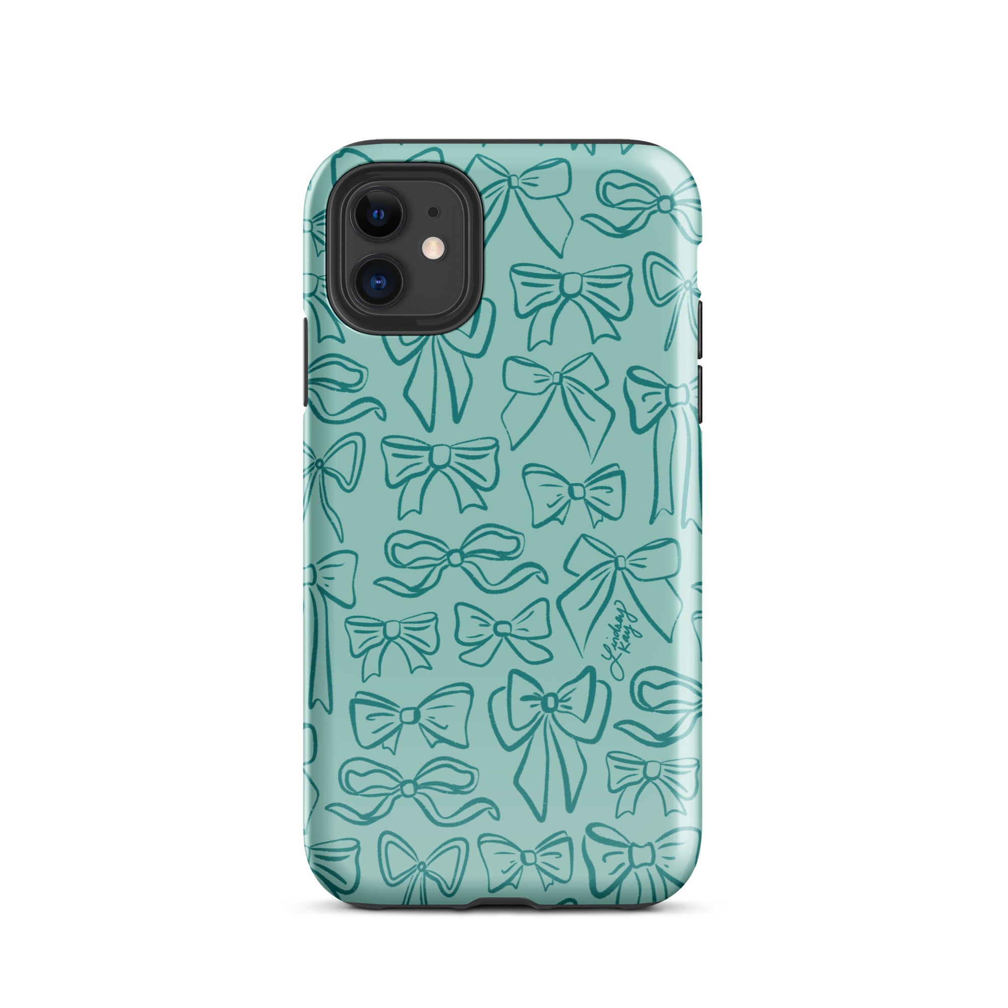 ribbon illustration pattern drawing tough shock-proof iphone phone case mobile accessories cute coquette lindsey kay collective trendy preppy accessories girly